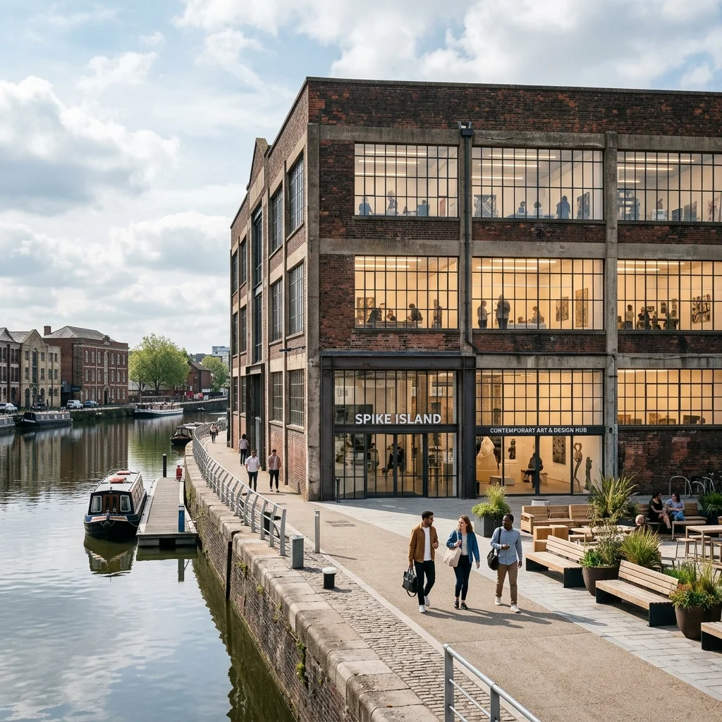 Spike Island contemporary art and design hub on the Bristol waterfront