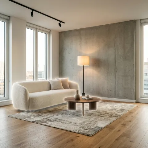 Virtual furniture staging example