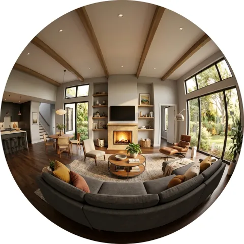 360° panorama views example