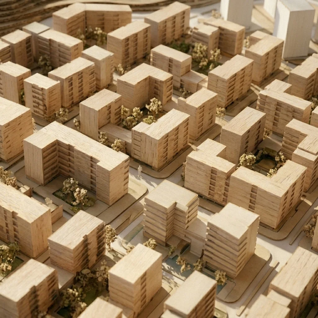 Massing & Volumetric Studies, concept 3D render by VisuArchitect