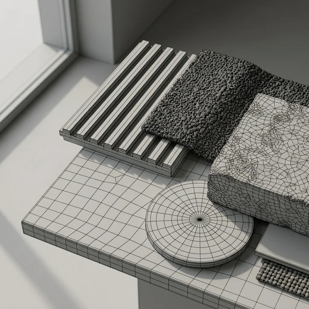 Concept Modelling & Block-Out, concept 3D wireframe by VisuArchitect