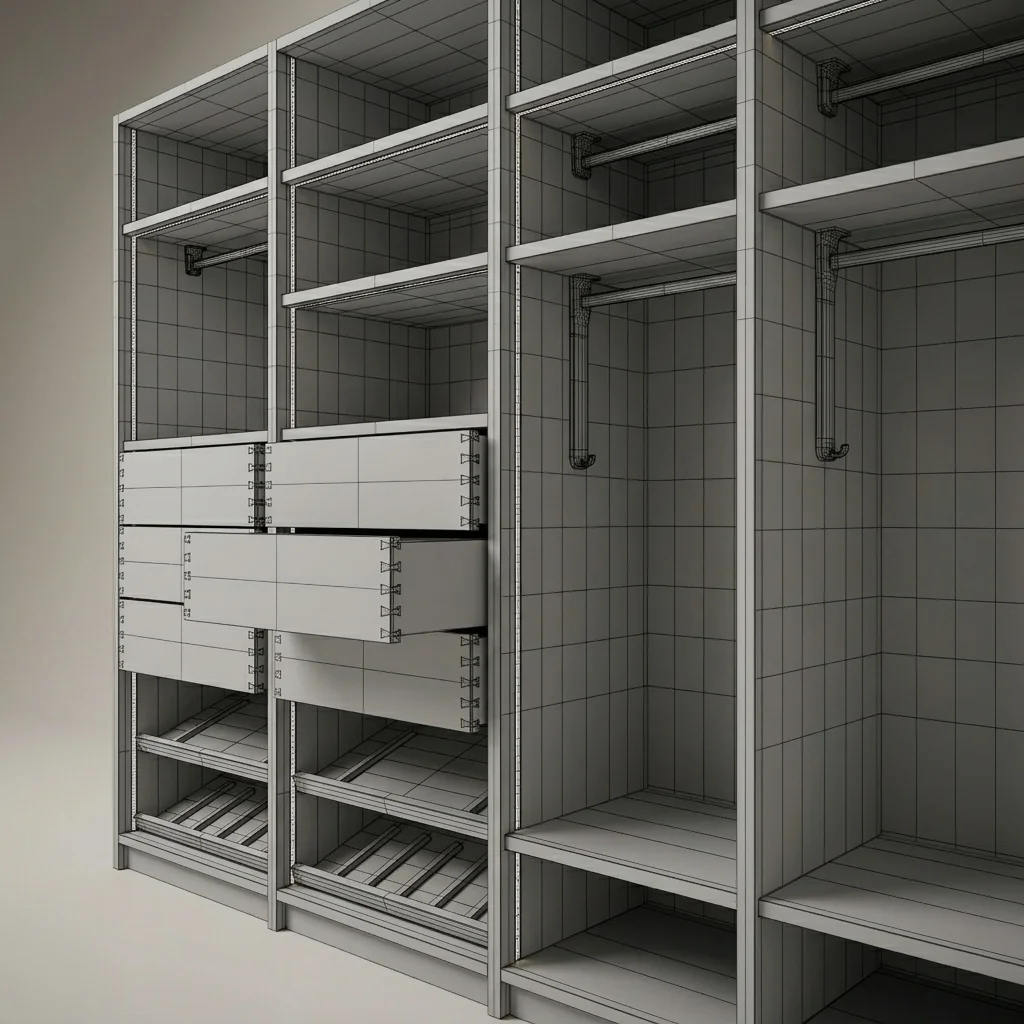 Mesh Topology & Retopology, product 3D wireframe by VisuArchitect