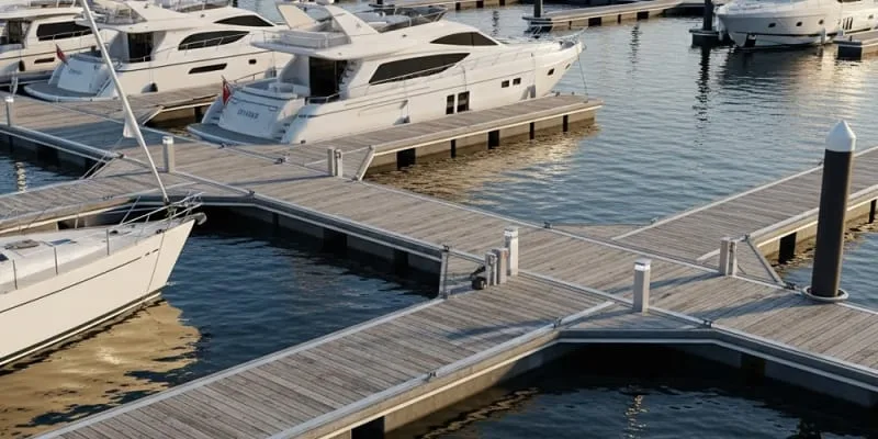 Infrastructure (Dock systems & waterfront promenades)